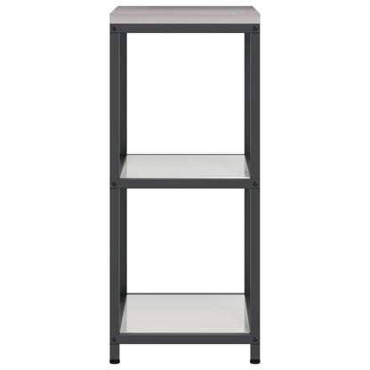 vidaXL Kitchen Storage HATTEM Silver 40 x 50 x 92 cm Steel
