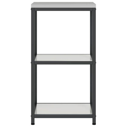 vidaXL Kitchen Storage HATTEM Silver 40 x 50 x 92 cm Steel