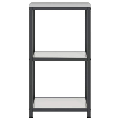 vidaXL Kitchen Storage HATTEM Silver 40 x 50 x 92 cm Steel
