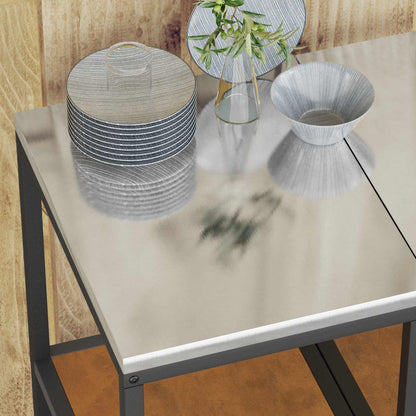 vidaXL Kitchen Storage HATTEM Rusty 40 x 50 x 92 cm Steel