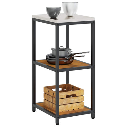 vidaXL Kitchen Storage HATTEM Rusty 40 x 50 x 92 cm Steel