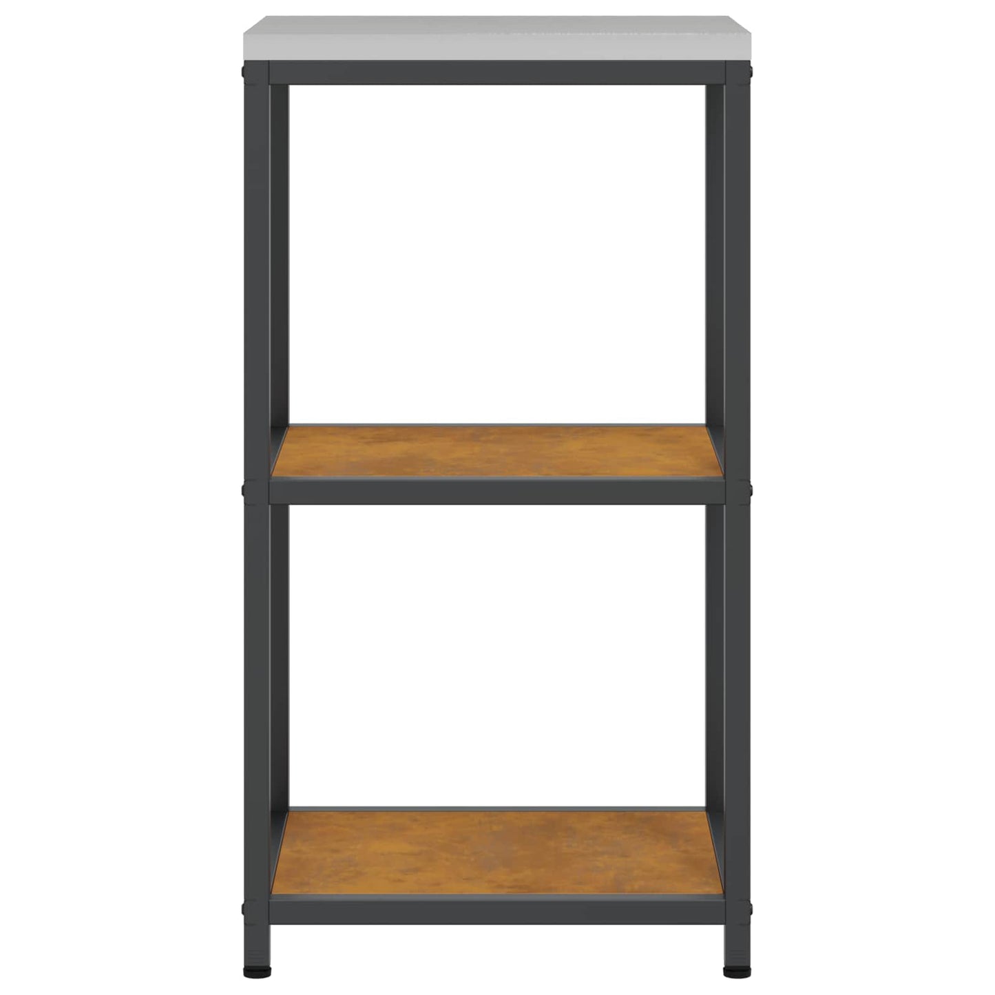 vidaXL Kitchen Storage HATTEM Rusty 40 x 50 x 92 cm Steel