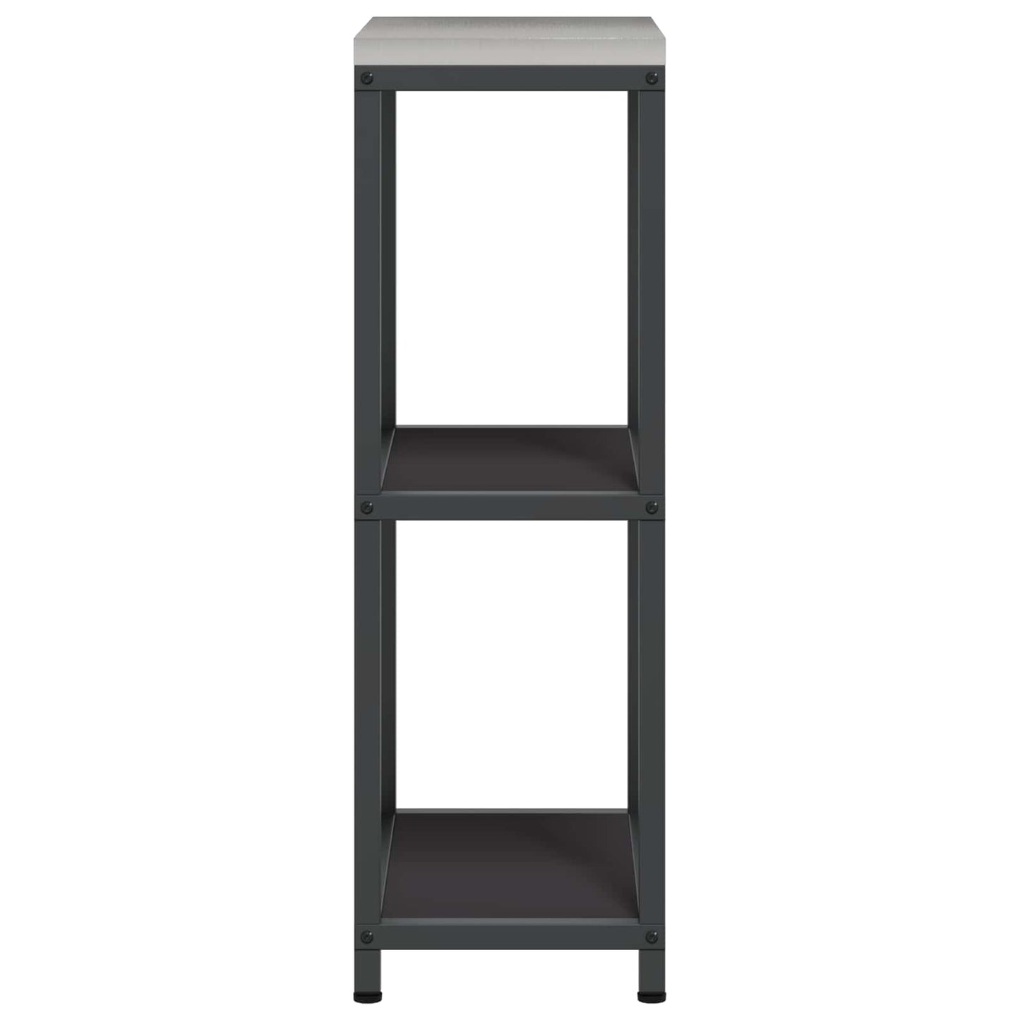 vidaXL Kitchen Storage HATTEM Black 30 x 50 x 92 cm Steel