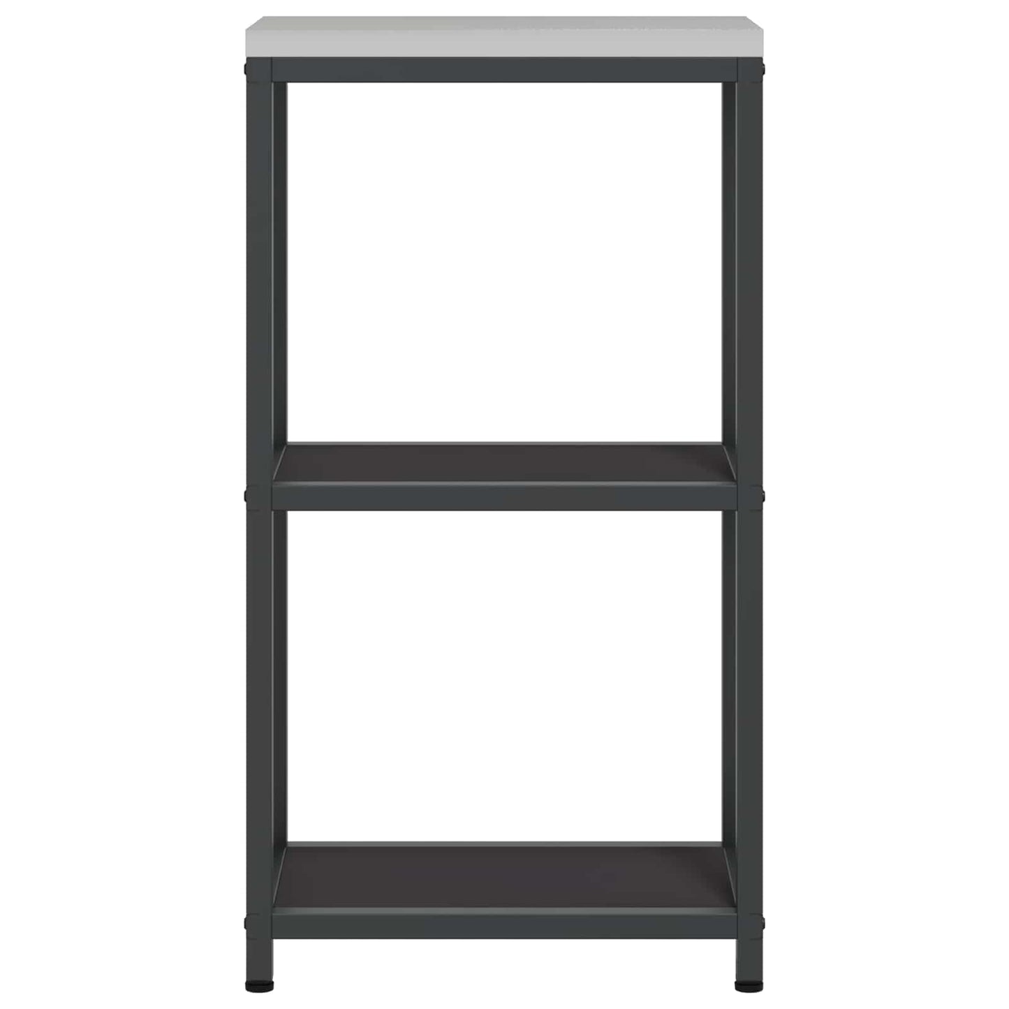 vidaXL Kitchen Storage HATTEM Black 30 x 50 x 92 cm Steel