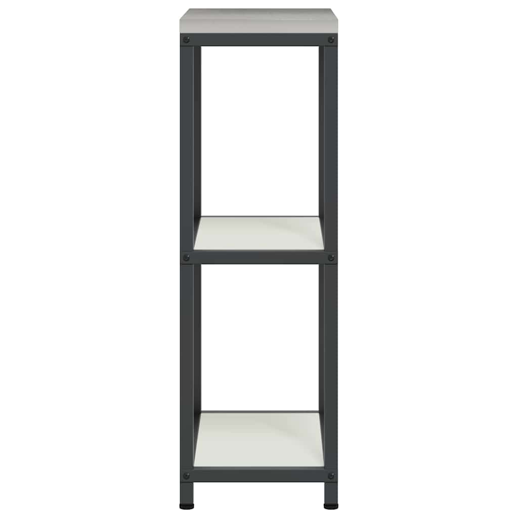 vidaXL Kitchen Storage HATTEM White 30 x 50 x 92 cm Steel
