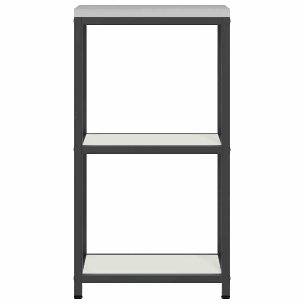 vidaXL Kitchen Storage HATTEM White 30 x 50 x 92 cm Steel