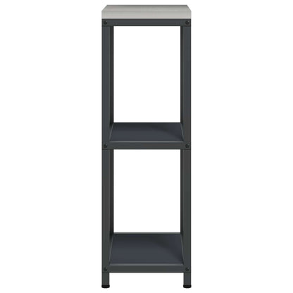 vidaXL Kitchen Storage HATTEM Anthracite 30 x 50 x 92 cm Steel