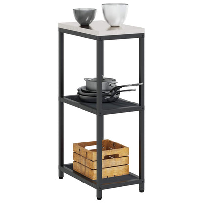 vidaXL Kitchen Storage HATTEM Anthracite 30 x 50 x 92 cm Steel