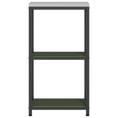 vidaXL Kitchen Storage HATTEM Olive Green 30 x 50 x 92 cm Steel