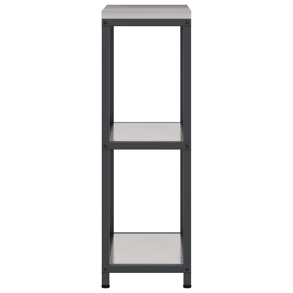 vidaXL Kitchen Storage HATTEM Silver 30 x 50 x 92 cm Steel