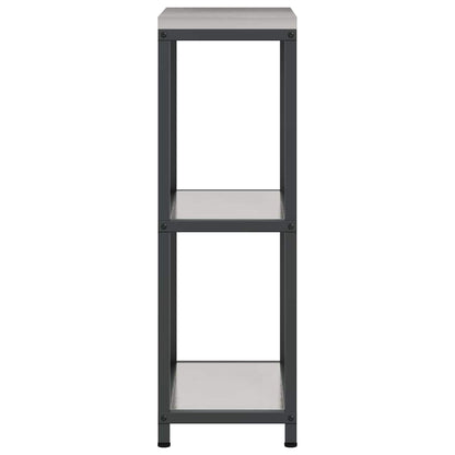 vidaXL Kitchen Storage HATTEM Silver 30 x 50 x 92 cm Steel