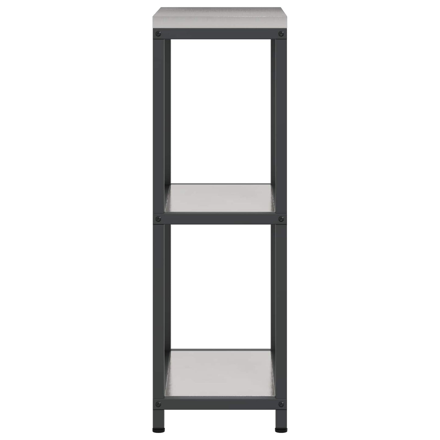 vidaXL Kitchen Storage HATTEM Silver 30 x 50 x 92 cm Steel