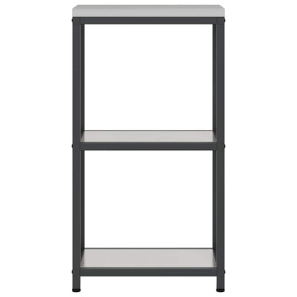 vidaXL Kitchen Storage HATTEM Silver 30 x 50 x 92 cm Steel