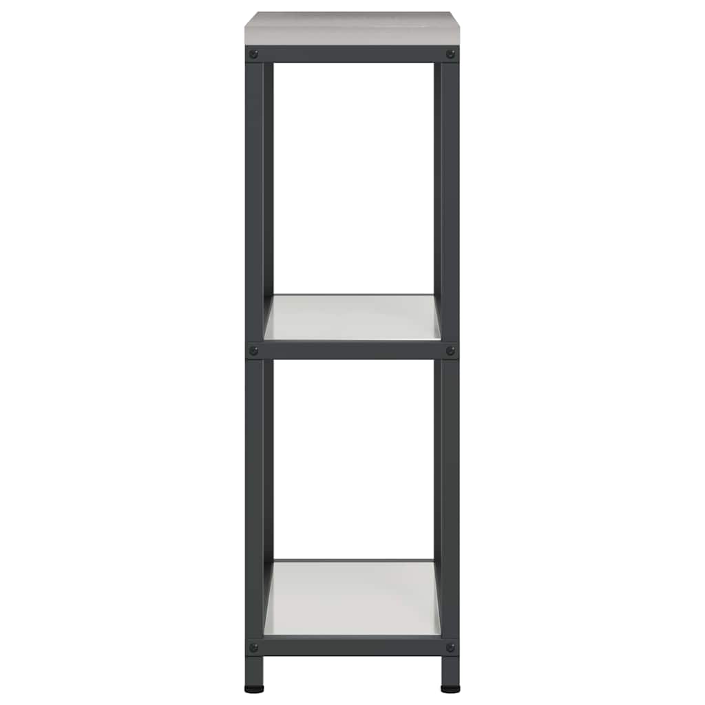 vidaXL Kitchen Storage HATTEM Silver 30 x 50 x 92 cm Steel