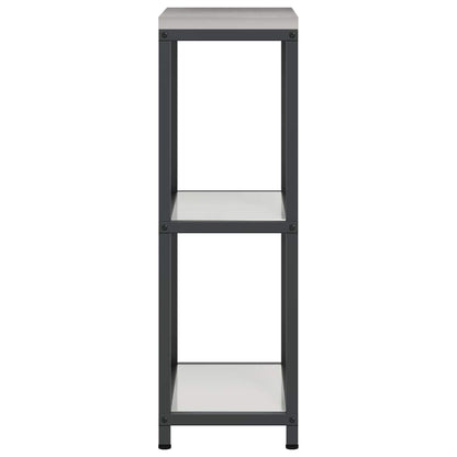 vidaXL Kitchen Storage HATTEM Silver 30 x 50 x 92 cm Steel