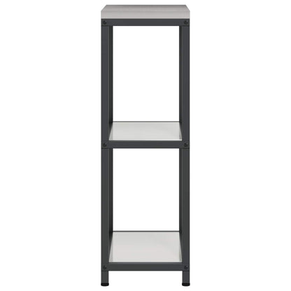vidaXL Kitchen Storage HATTEM Silver 30 x 50 x 92 cm Steel