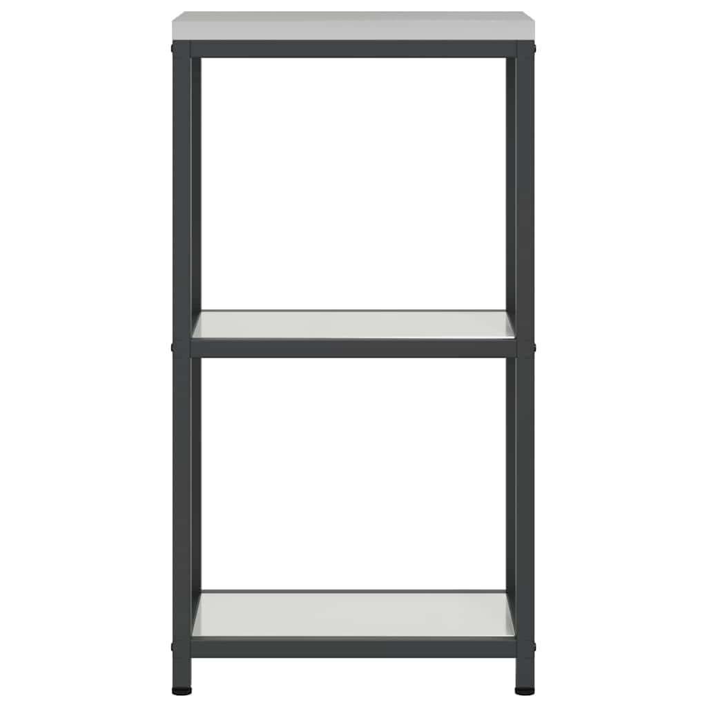 vidaXL Kitchen Storage HATTEM Silver 30 x 50 x 92 cm Steel