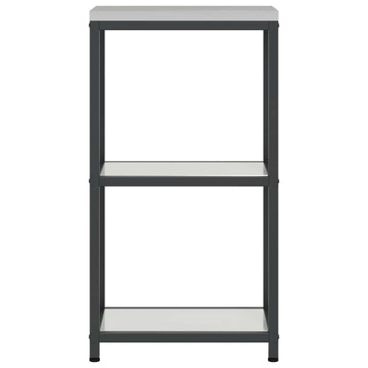 vidaXL Kitchen Storage HATTEM Silver 30 x 50 x 92 cm Steel