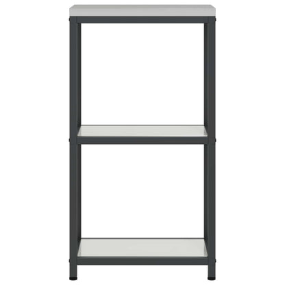 vidaXL Kitchen Storage HATTEM Silver 30 x 50 x 92 cm Steel