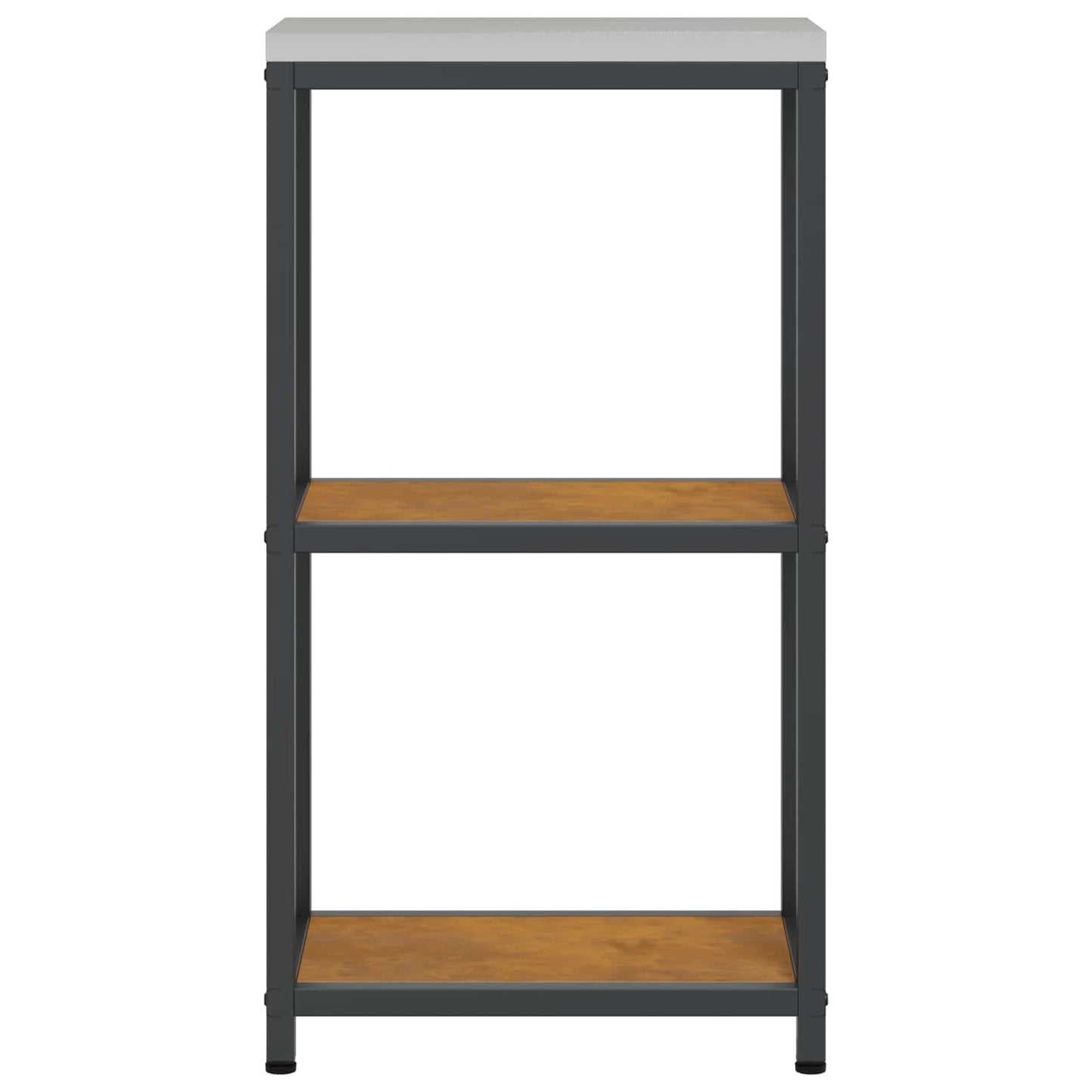 vidaXL Kitchen Storage HATTEM Rusty 30 x 50 x 92 cm Steel