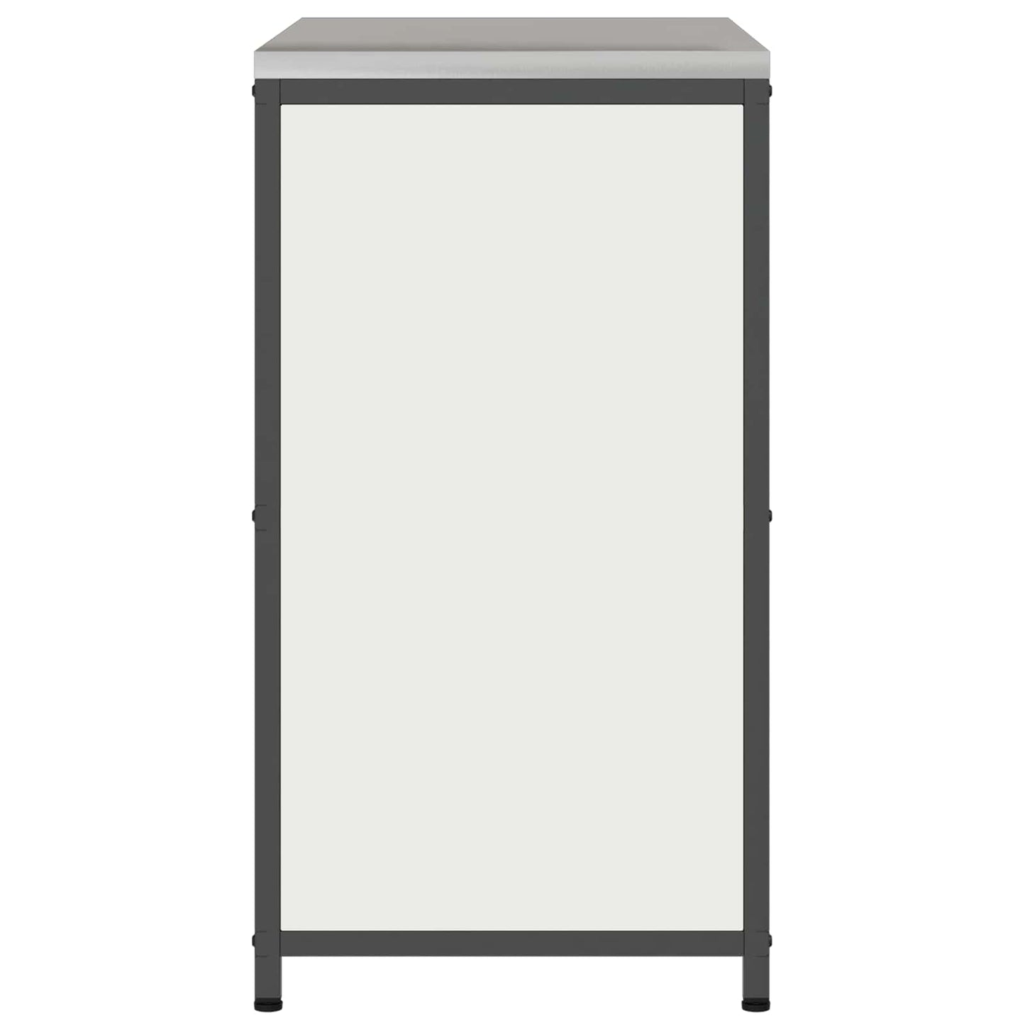 vidaXL Kitchen Storage HATTEM White 90 x 50 x 92 cm Steel
