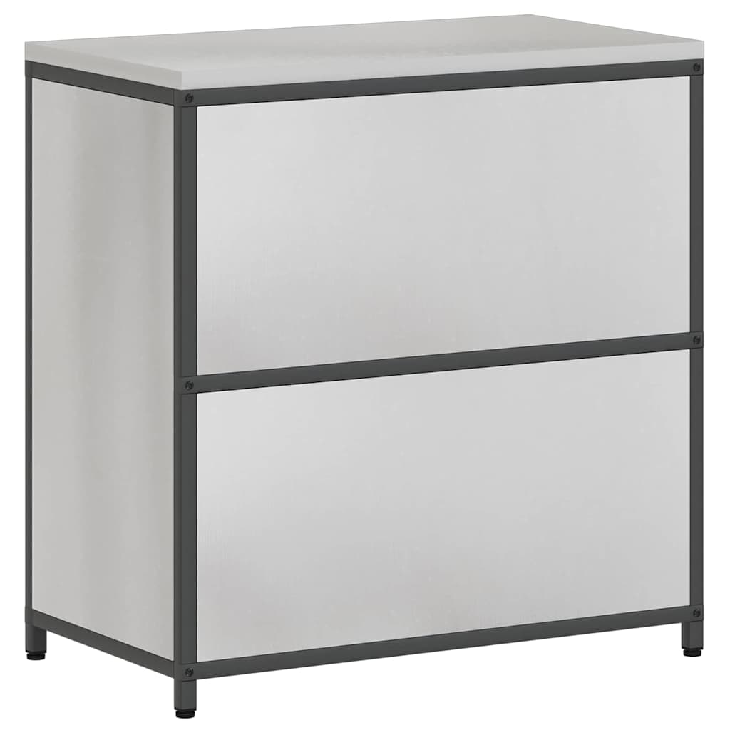 vidaXL Kitchen Storage HATTEM Silver 90 x 50 x 92 cm Steel