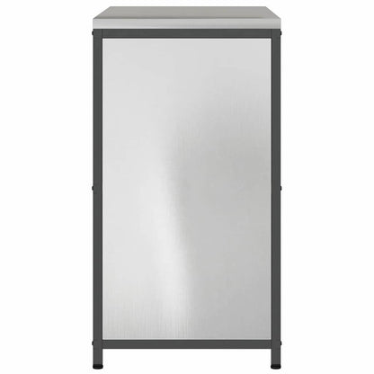 vidaXL Kitchen Storage HATTEM Silver 90 x 50 x 92 cm Steel