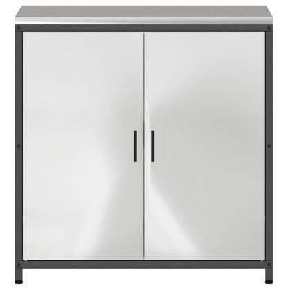 vidaXL Kitchen Storage HATTEM Silver 90 x 50 x 92 cm Steel