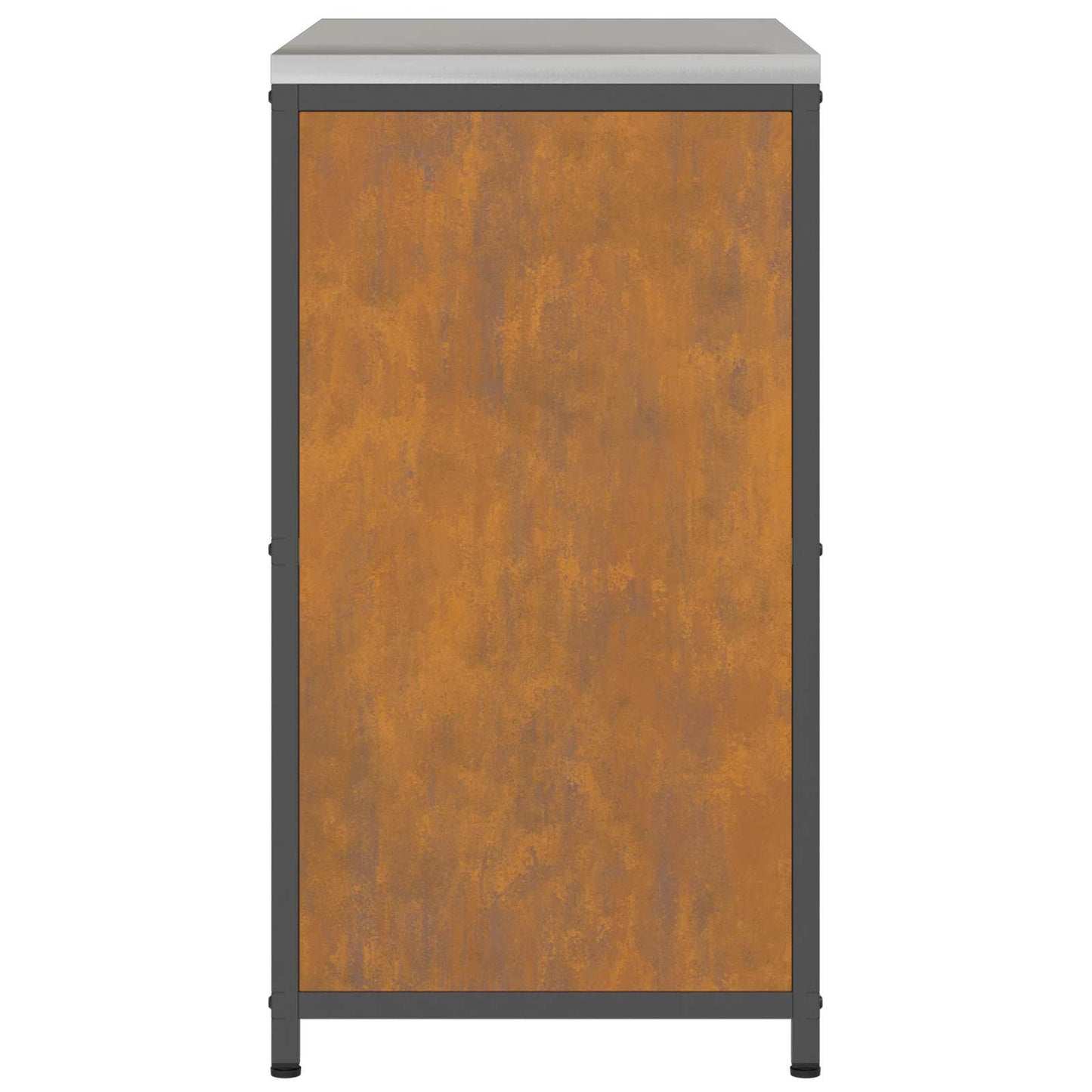 vidaXL Kitchen Storage HATTEM Rusty 90 x 50 x 92 cm Steel