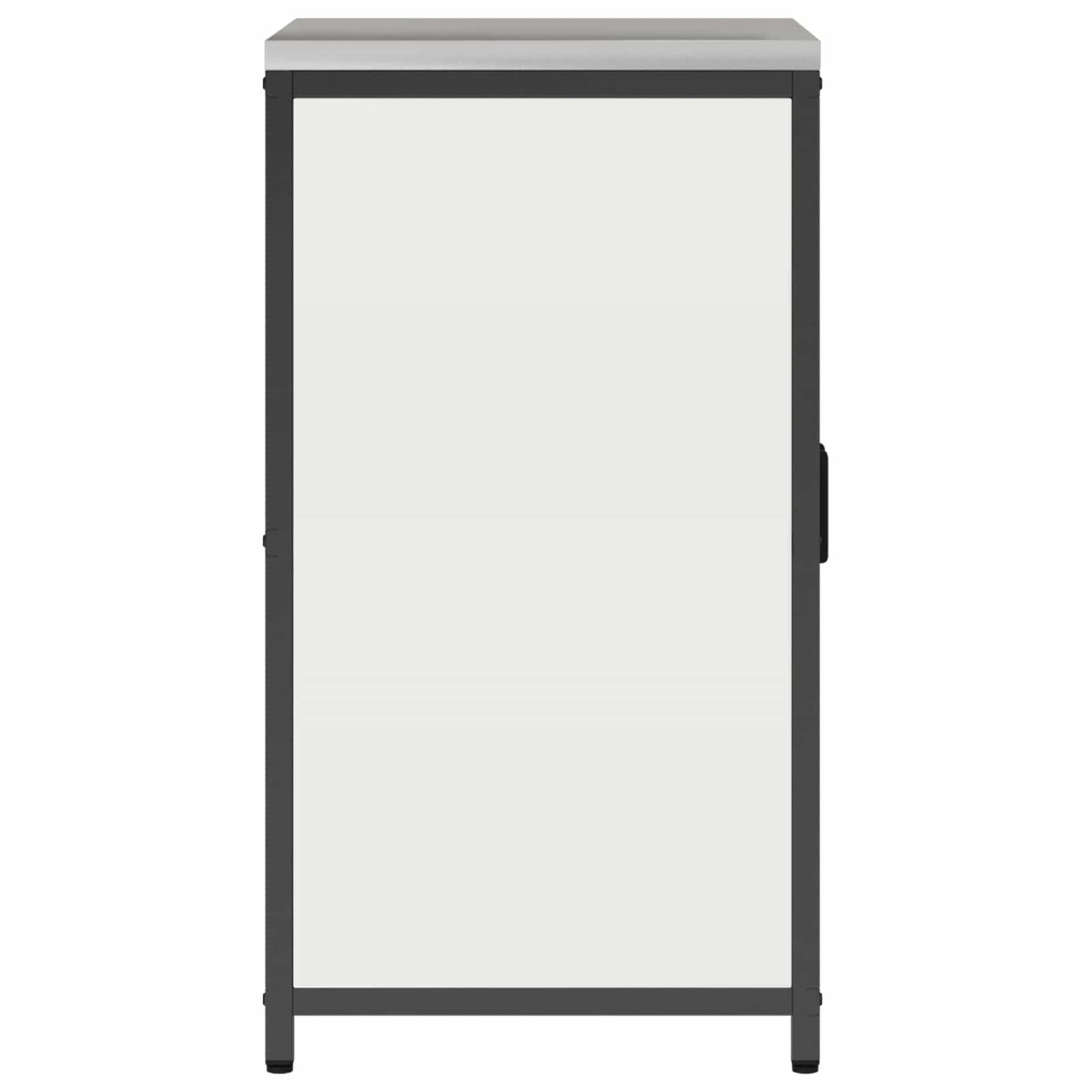 vidaXL Kitchen Storage with Shelf White 60 x 50 x 92 cm Steel