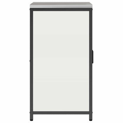 vidaXL Kitchen Storage with Shelf White 60 x 50 x 92 cm Steel