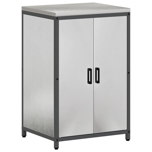 vidaXL Kitchen Storage HATTEM Silver 60 x 50 x 92 cm Steel
