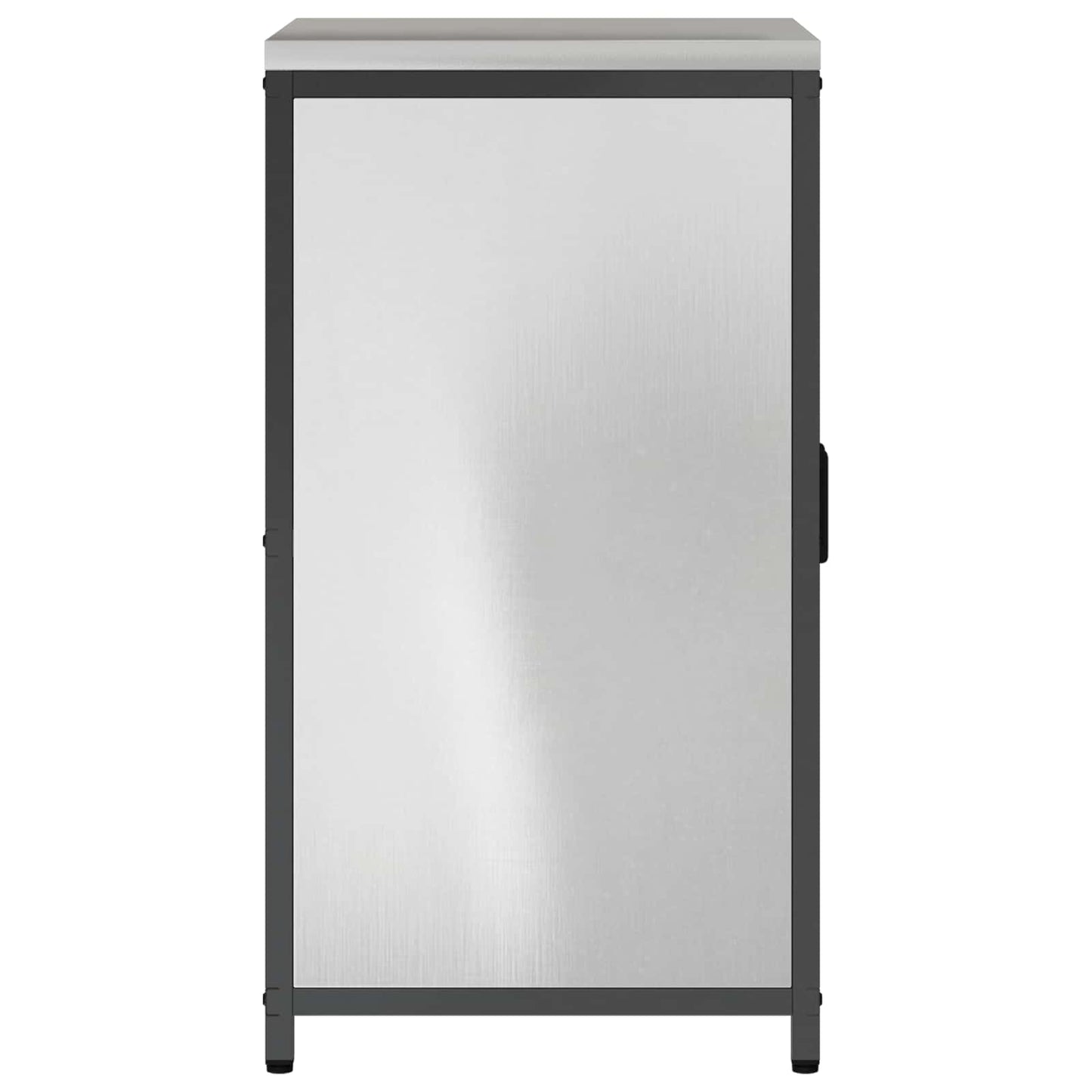 vidaXL Kitchen Storage HATTEM Silver 60 x 50 x 92 cm Steel