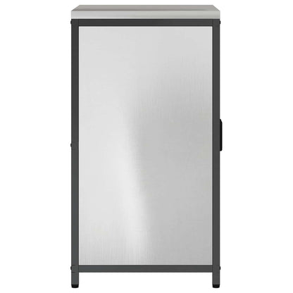 vidaXL Kitchen Storage HATTEM Silver 60 x 50 x 92 cm Steel