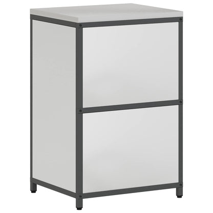 vidaXL Kitchen Storage HATTEM Silver 60 x 50 x 92 cm Steel