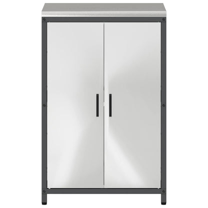 vidaXL Kitchen Storage HATTEM Silver 60 x 50 x 92 cm Steel