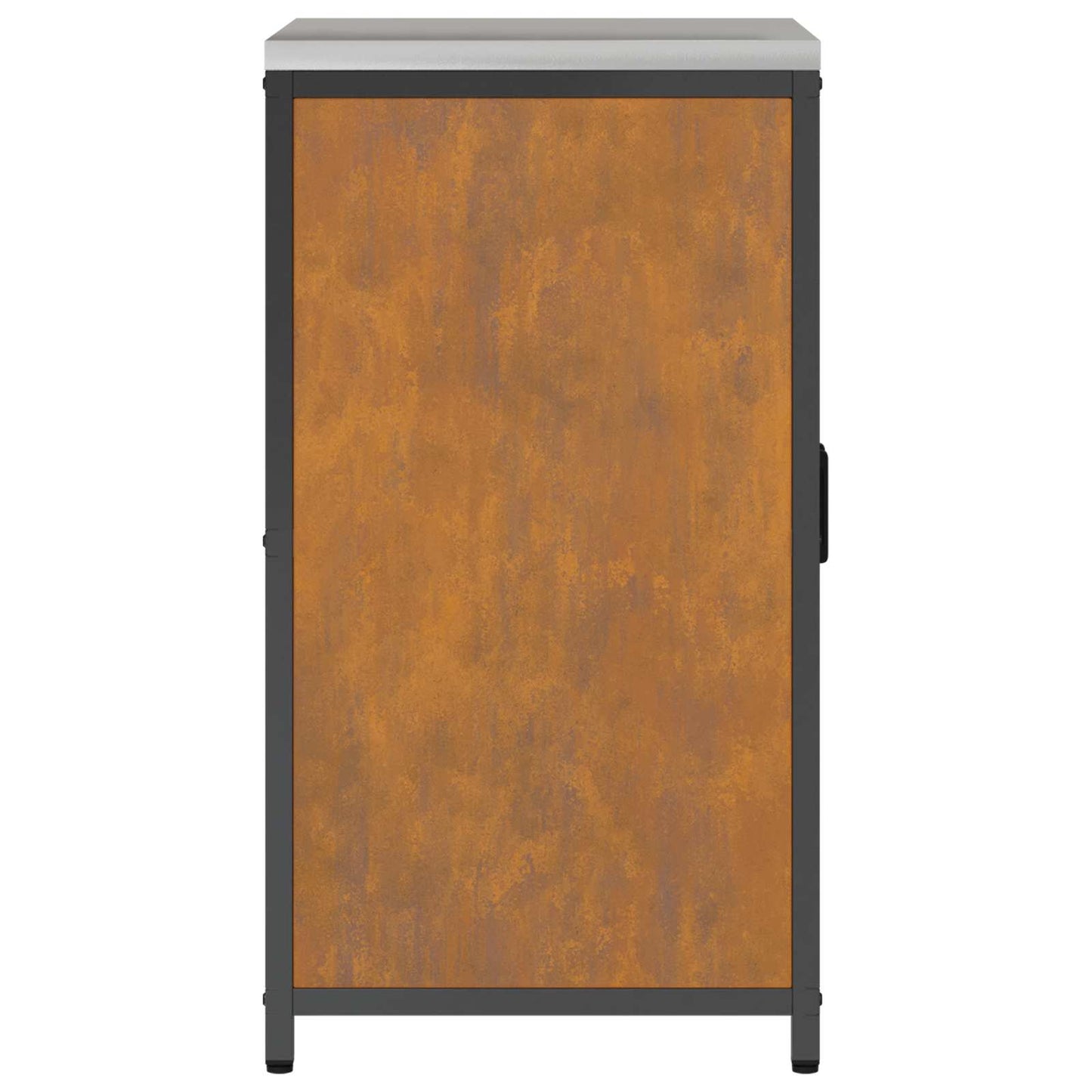 vidaXL Kitchen Storage HATTEM Rusty 60 x 50 x 92 cm Steel