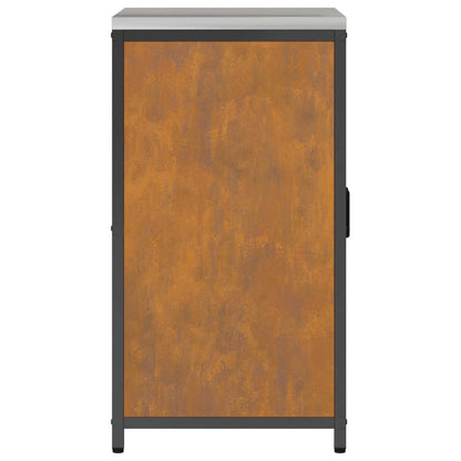 vidaXL Kitchen Storage HATTEM Rusty 60 x 50 x 92 cm Steel