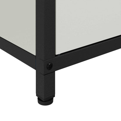 vidaXL Kitchen Storage HATTEM White 90 x 50 x 53 cm Steel