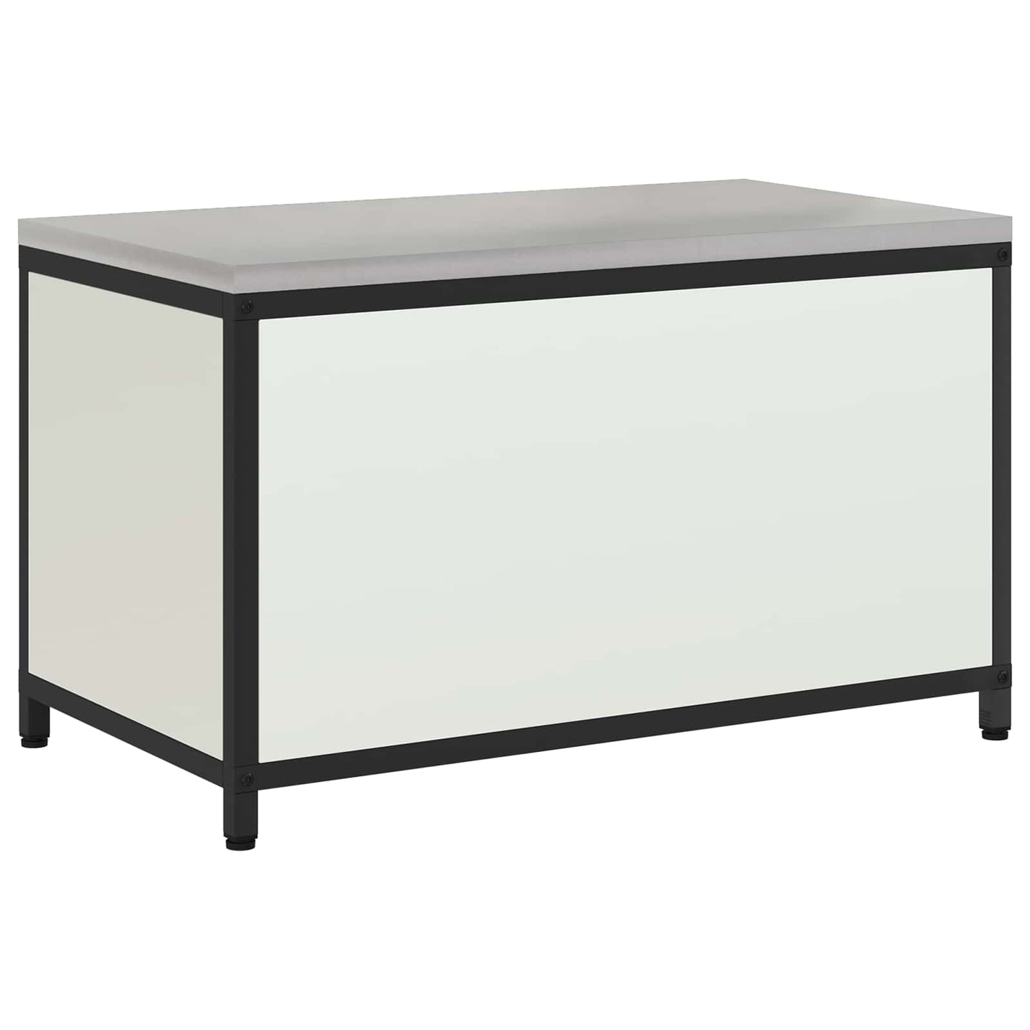 vidaXL Kitchen Storage HATTEM White 90 x 50 x 53 cm Steel