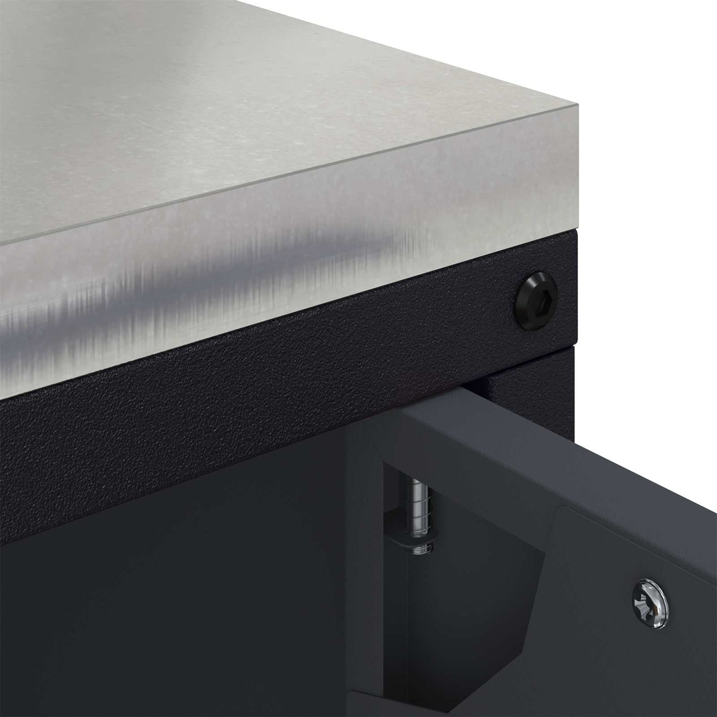 vidaXL Kitchen Storage HATTEM Anthracite 90 x 50 x 53 cm Steel