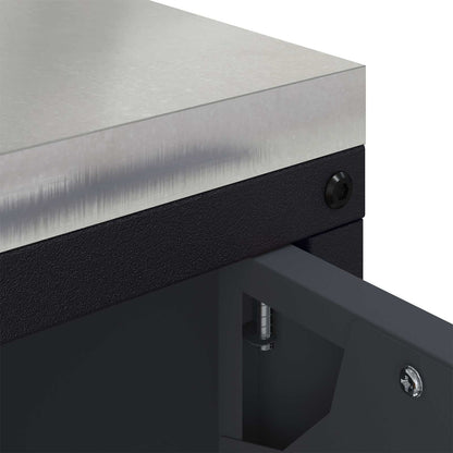 vidaXL Kitchen Storage HATTEM Anthracite 90 x 50 x 53 cm Steel