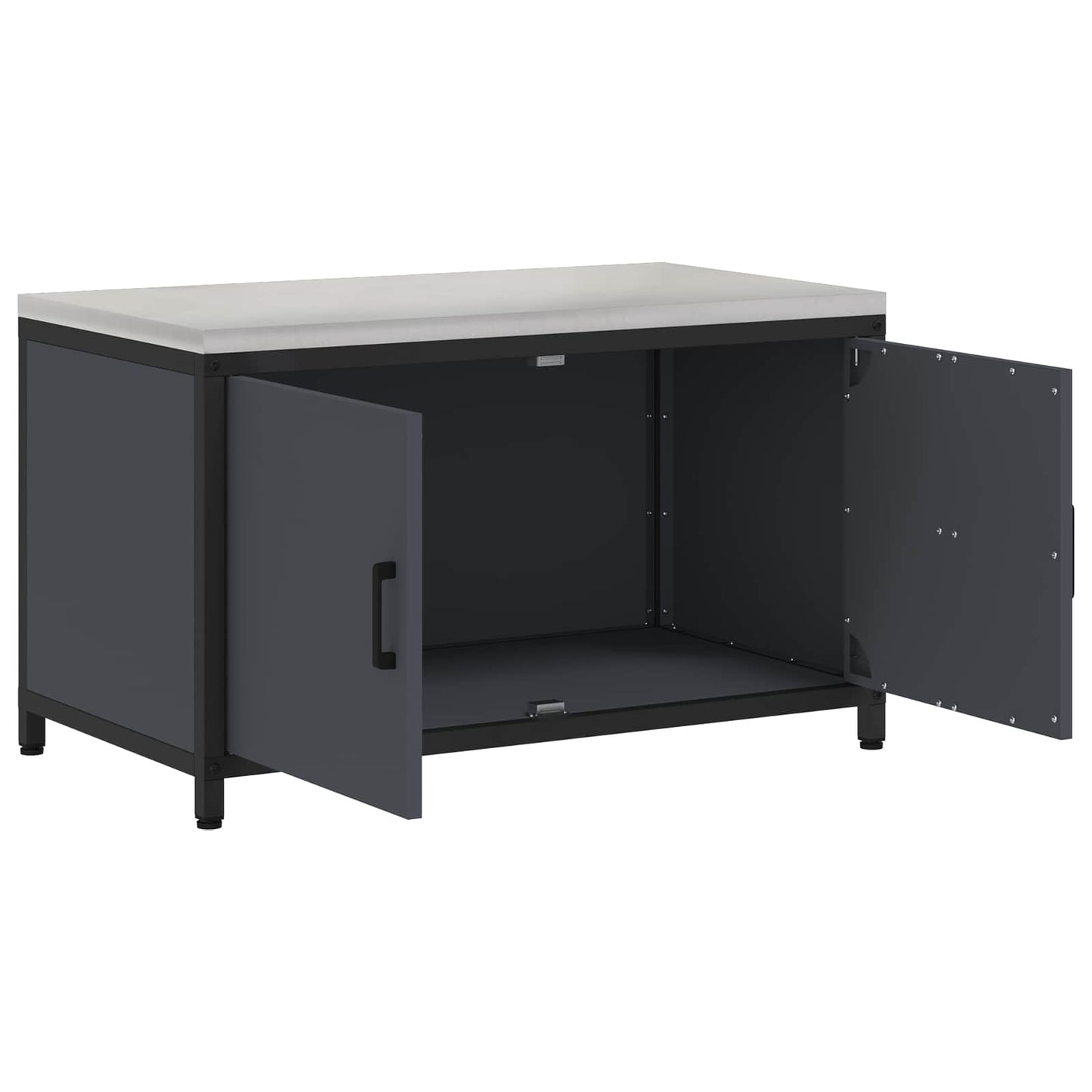 vidaXL Kitchen Storage HATTEM Anthracite 90 x 50 x 53 cm Steel
