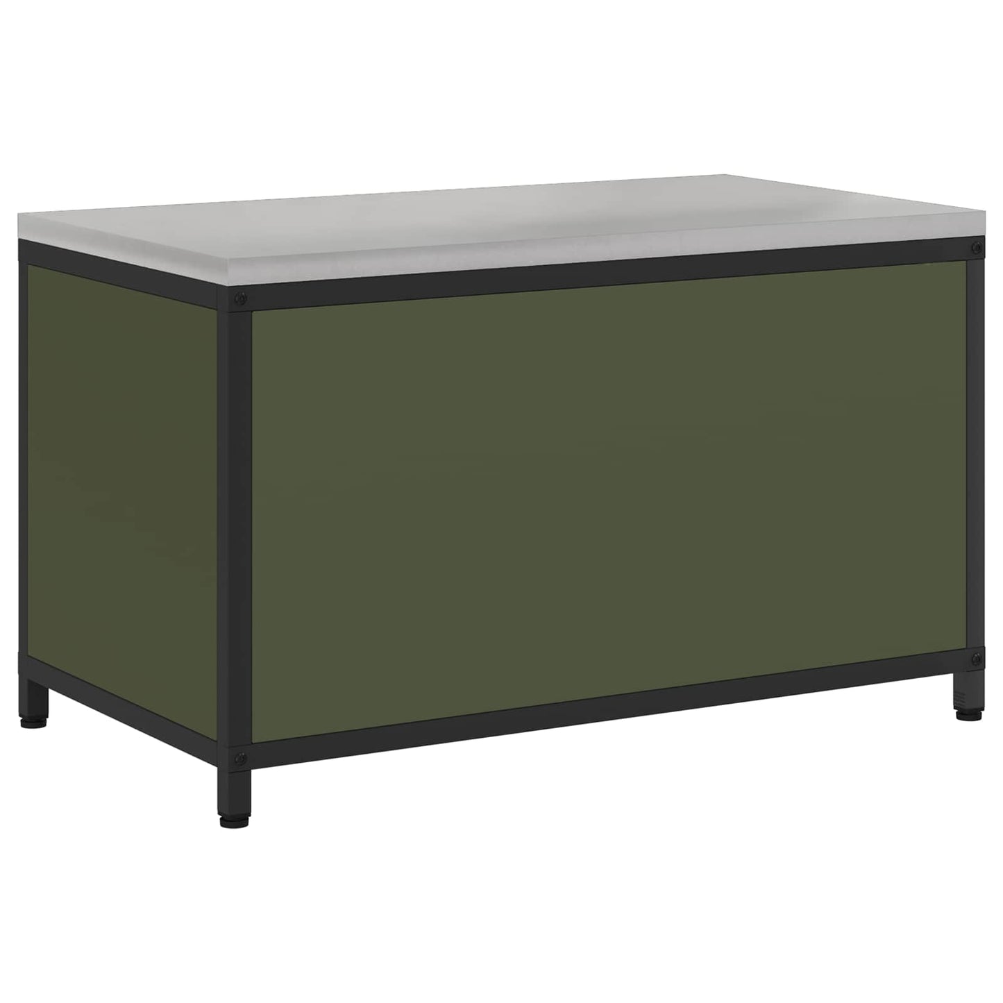 vidaXL Kitchen Storage HATTEM Olive Green 90 x 50 x 53 cm Steel