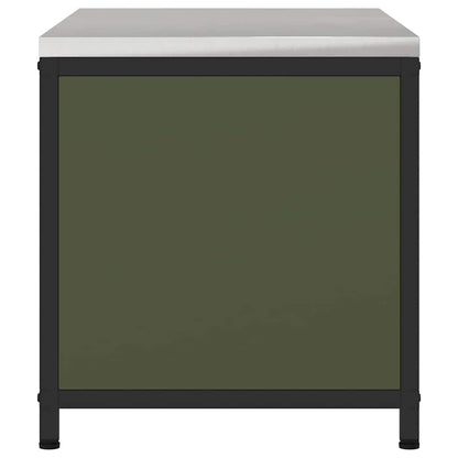 vidaXL Kitchen Storage HATTEM Olive Green 90 x 50 x 53 cm Steel