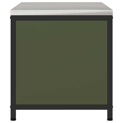 vidaXL Kitchen Storage HATTEM Olive Green 90 x 50 x 53 cm Steel