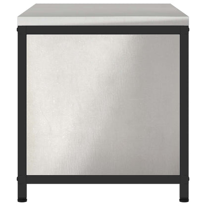 vidaXL Kitchen Storage HATTEM Silver 90 x 50 x 53 cm Steel