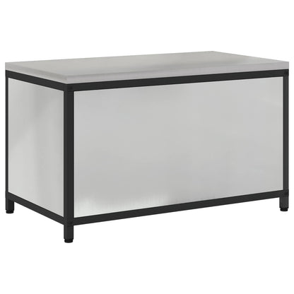 vidaXL Kitchen Storage HATTEM Silver 90 x 50 x 53 cm Steel