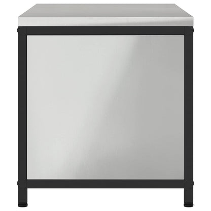 vidaXL Kitchen Storage HATTEM Silver 90 x 50 x 53 cm Steel