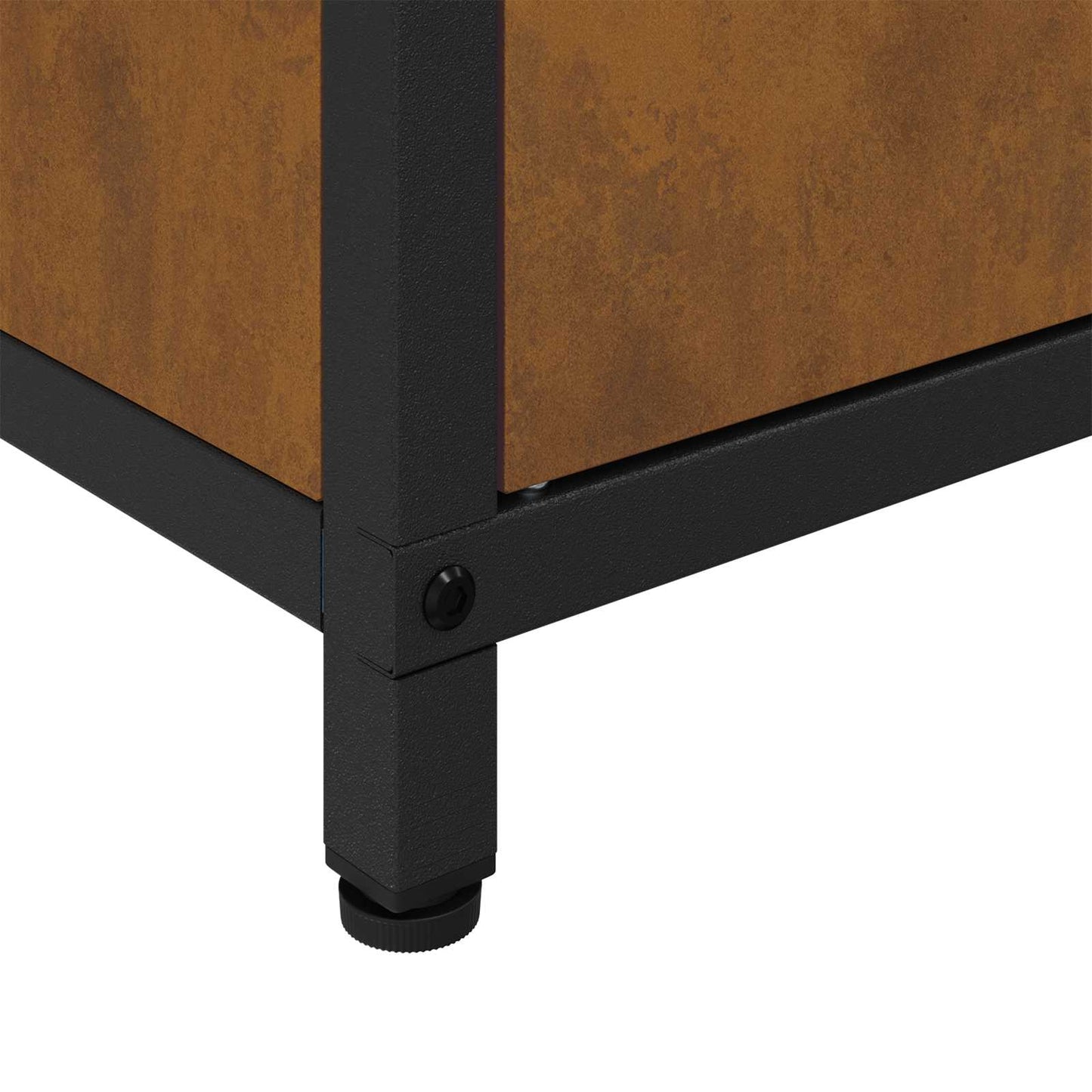 vidaXL Kitchen Storage HATTEM Rusty 90 x 50 x 53 cm Steel